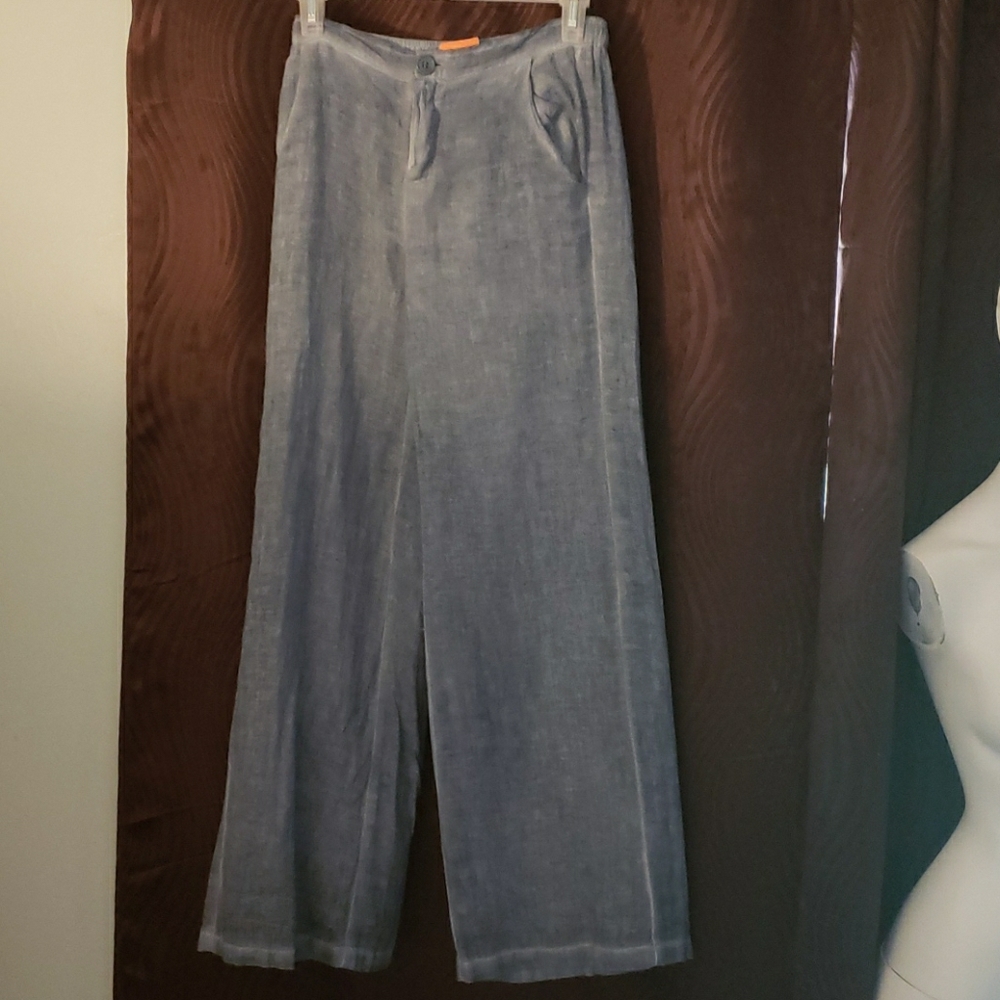 Zucar Blue NWT Fully Linen Pants -S